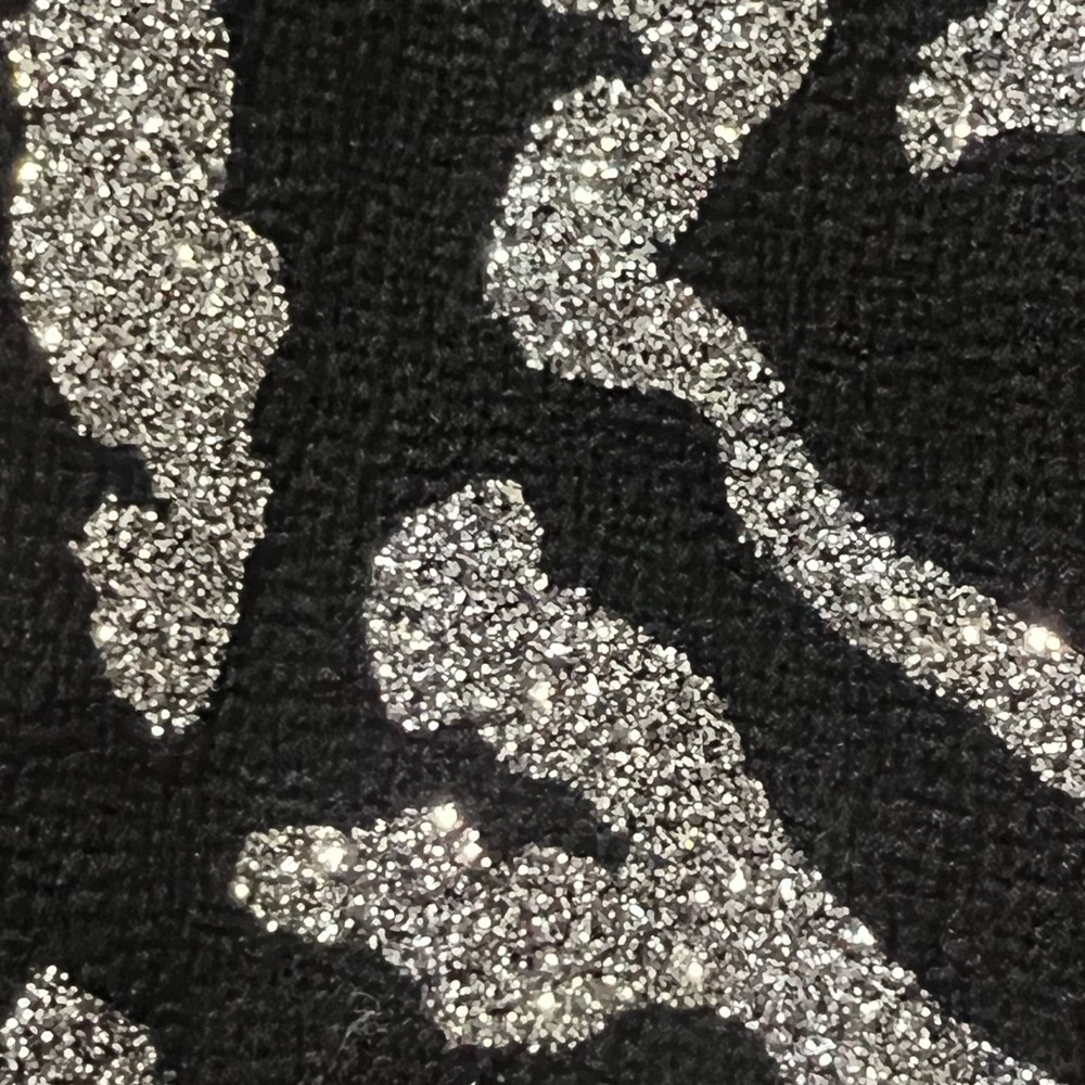 Alexia Admor New York Women’s Zebra black and Silver glitter dress NWT NEW - Picture 4 of 6